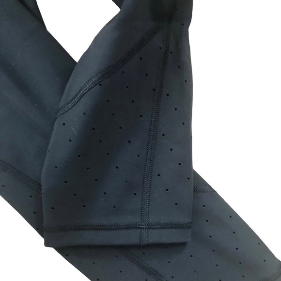 Athleta Trucool Stealth Black Laser Cut Tights/Leggings Sz. S Athleisure Active - Picture 6 of 10